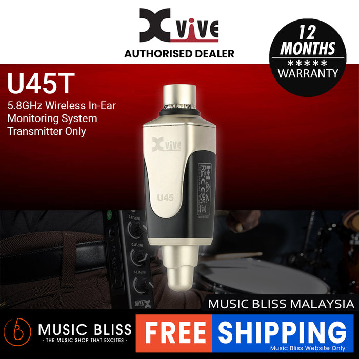 Xvive U45T 5.8GHz Wireless In-Ear Monitoring System - Transmitter Only