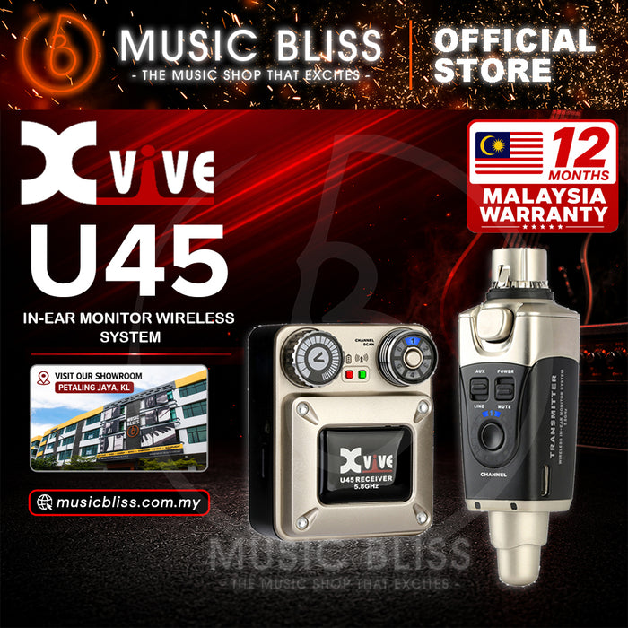 Xvive U45 5.8GHz Wireless In-Ear Monitoring System With Ultra-Low Latency