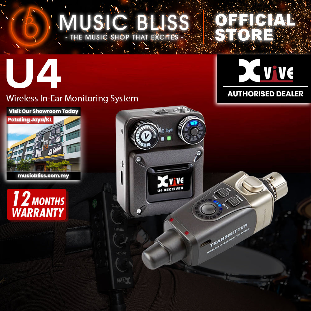Xvive U4 Wireless In-Ear Monitoring System (U-4) | Music Bliss