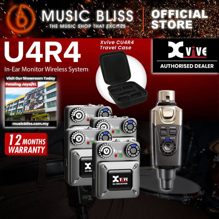 Xvive U4R4 Wireless In-Ear Monitoring System