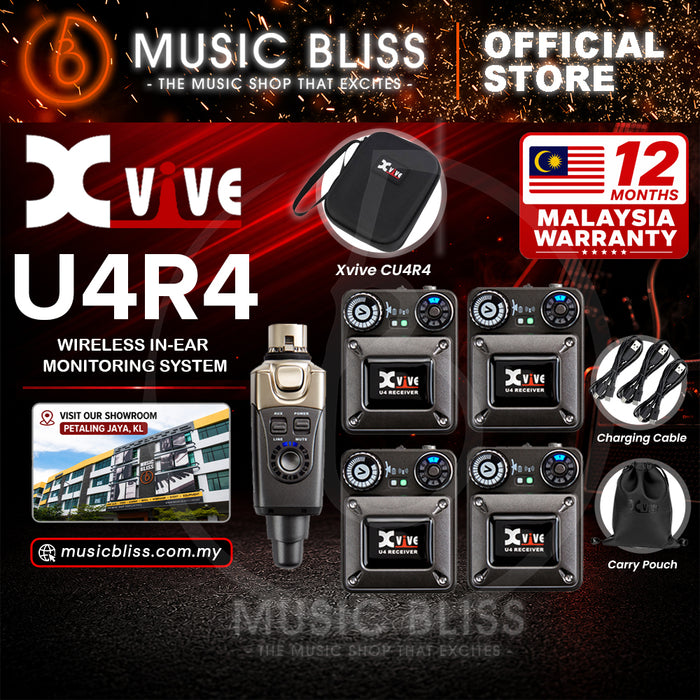 Xvive U4R4 Wireless In-Ear Monitoring System