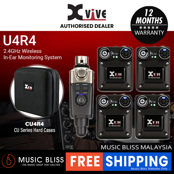 Xvive U4R4 Wireless In-Ear Monitoring System