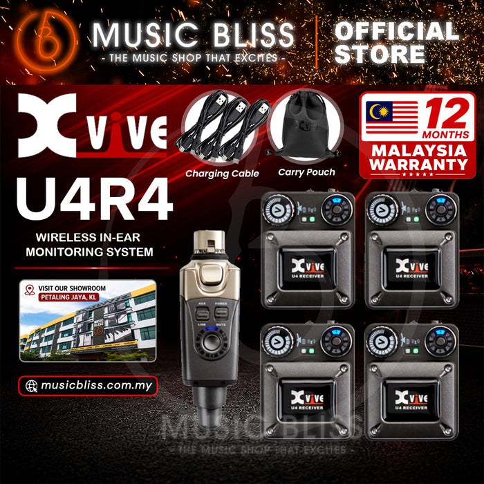 Xvive U4R4 Wireless In-Ear Monitoring System