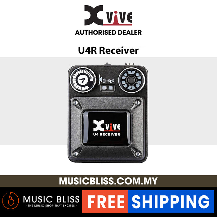 Xvive U4R Wireless Receiver for U4 System - Music Bliss Malaysia