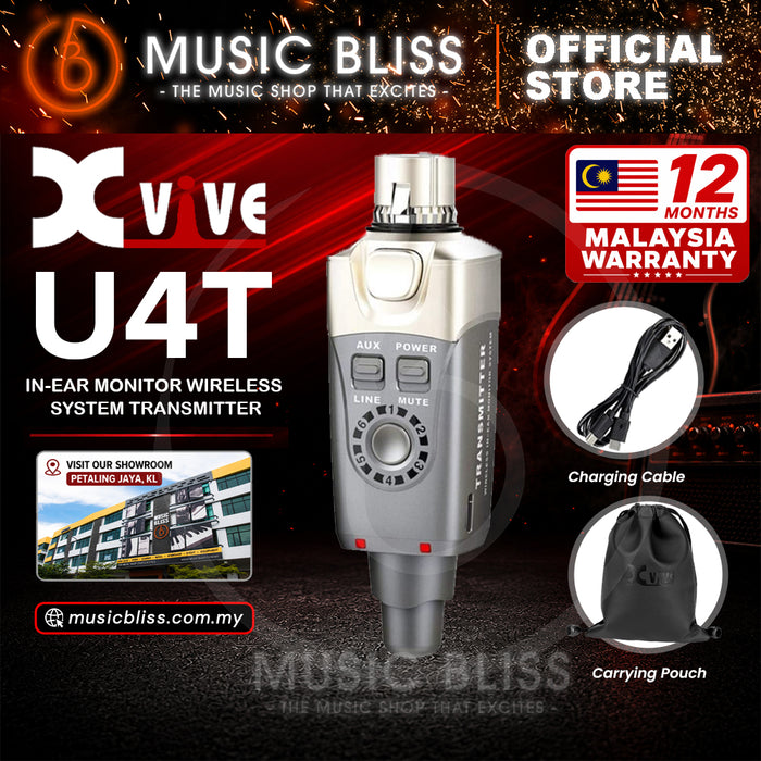 Xvive U4T 2.4GHz Wireless In-Ear Monitoring System - Transmitter Only