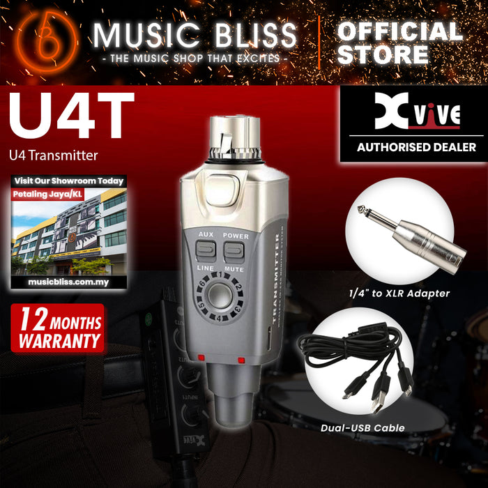 Xvive U4T 2.4GHz Wireless In-Ear Monitoring System - Transmitter Only