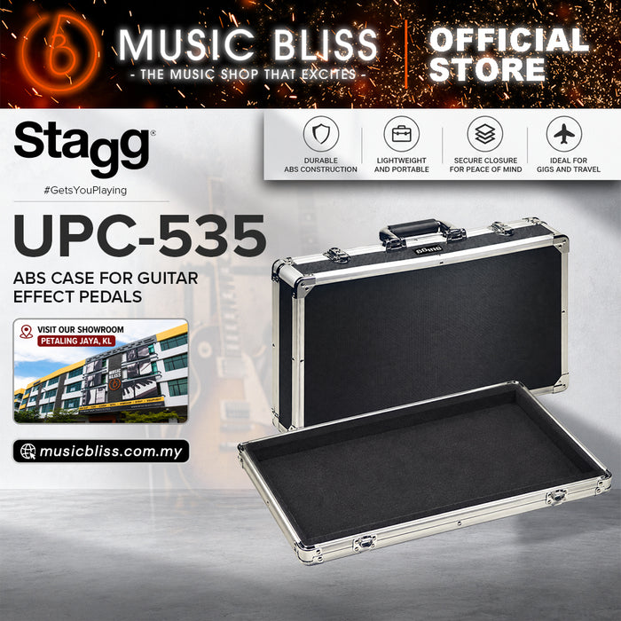 Stagg UPC-535 ABS Pedal Board Case fits Boss GT-1000 & GR55