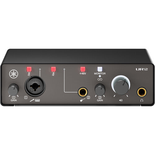 Yamaha UR12 MK3 USB-C Audio Interface - Black
