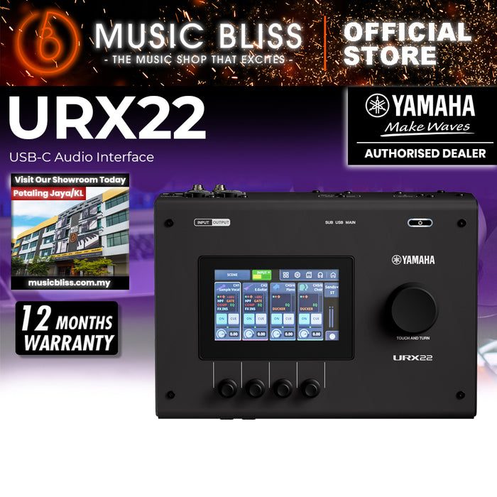 Yamaha URX22 USB-C Audio Interface - Black