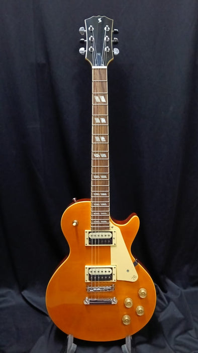 [USED] Stagg SEL-DLX HONEY Deluxe Series Electric Guitar - Honey