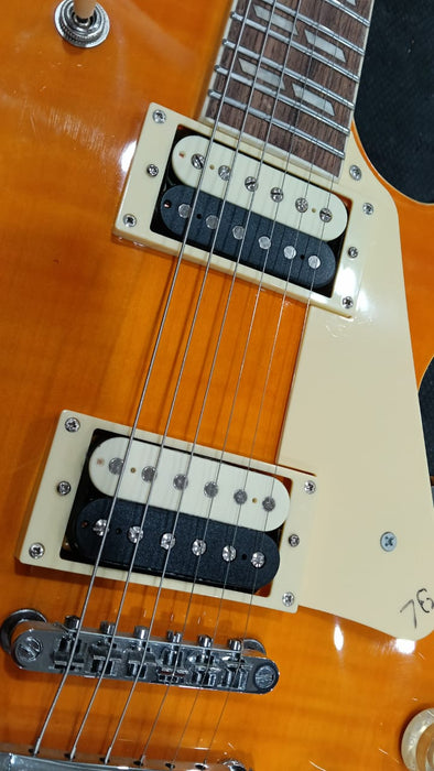 [USED] Stagg SEL-DLX HONEY Deluxe Series Electric Guitar - Honey