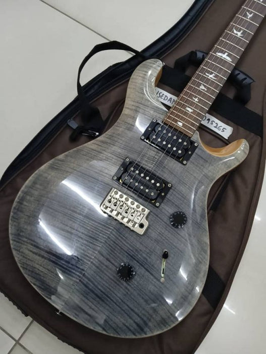 [CTI F095265] Used Approved PRS SE Custom 24 Electric Guitar - Charcoal