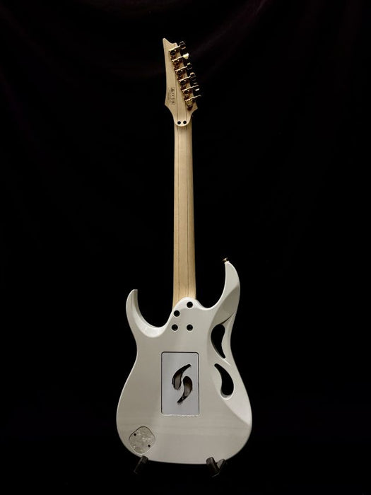[F25524853] Used Approved Ibanez Steve Vai Signature PIA3761 Electric Guitar - Stallion White