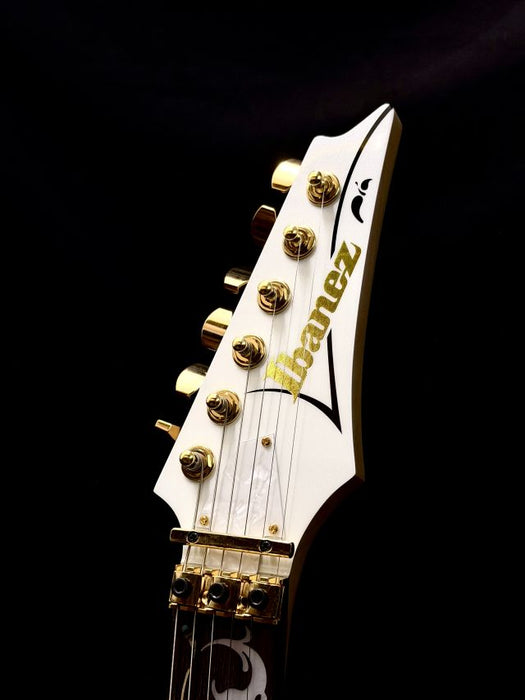 [F25524853] Used Approved Ibanez Steve Vai Signature PIA3761 Electric Guitar - Stallion White