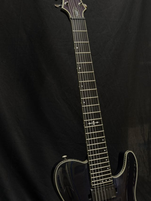 [W18091677] Used Approved Schecter Hellraiser Hybrid PT-7 Electric Guitar - Ultra Violet