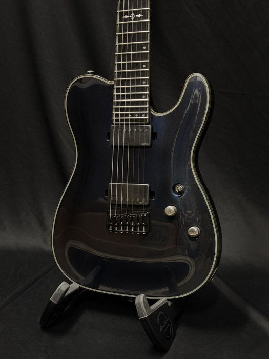 [W18091677] Used Approved Schecter Hellraiser Hybrid PT-7 Electric Guitar - Ultra Violet