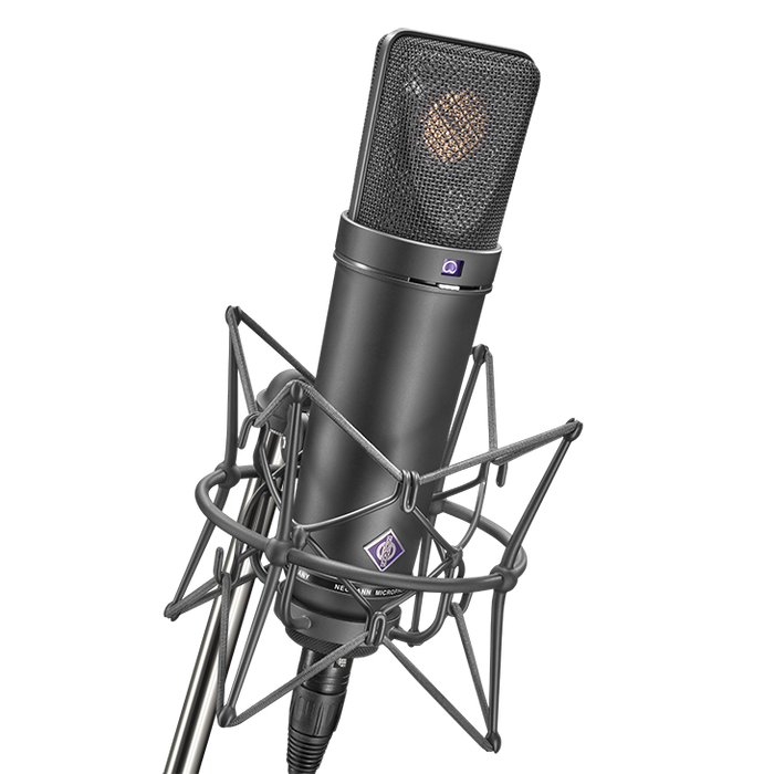 Neumann U 87 Ai Studio Set Large Diaphragm Condenser Microphone - Matte Black