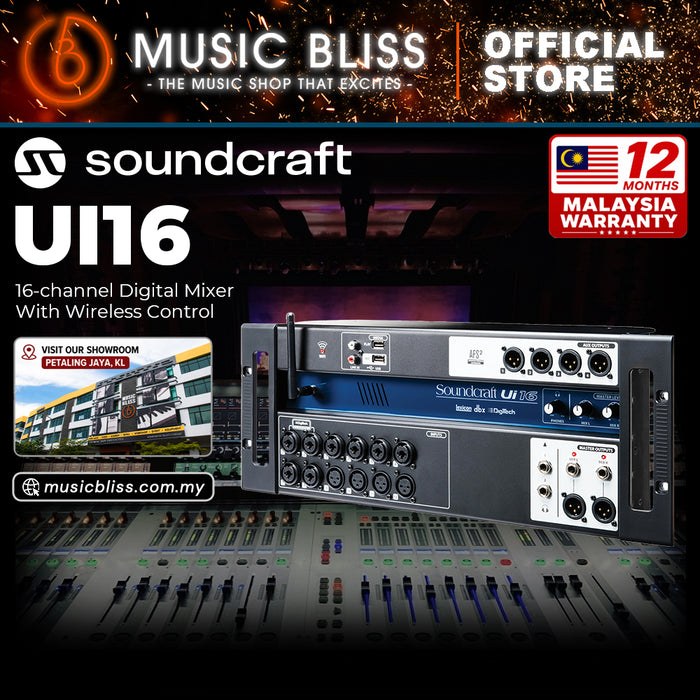 Soundcraft Ui16 Remote-controlled Digital Mixer