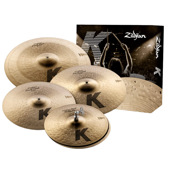 Zildjian K Custom Dark Cymbal Set - 14/16/18/20 inch