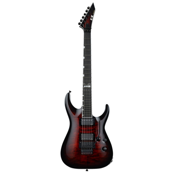 ESP Japan E-II Horizon FR-II EMG - See Thru Black Cherry Sunburst (EIIHORFRIISTBCSB) [MIJ] - Music Bliss Malaysia