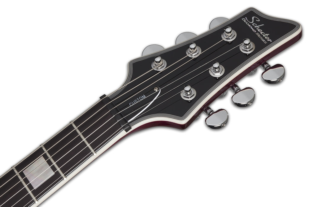 Schecter V-1 Custom Electric Guitar - Trans Purple
