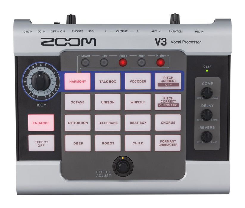 Zoom V3 Multi-effects Vocal Processor with 0% Instalment