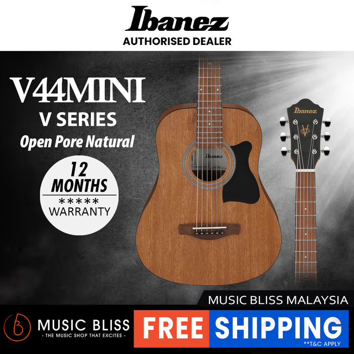 Ibanez V44MINI V Series 3/4 Size Acoustic Guitar - Open Pore Natural