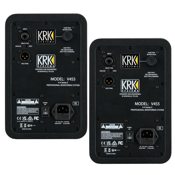 KRK V4S5 4" Powered Studio Monitor - Pair