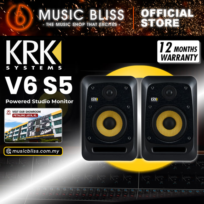 KRK V6S5 6.5" Powered Studio Monitor - Pair