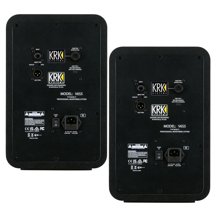 KRK V6S5 6.5" Powered Studio Monitor - Pair