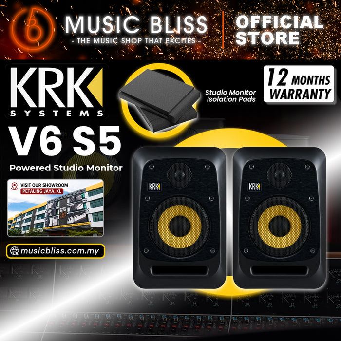 KRK V6S5 6.5" Powered Studio Monitor - Pair