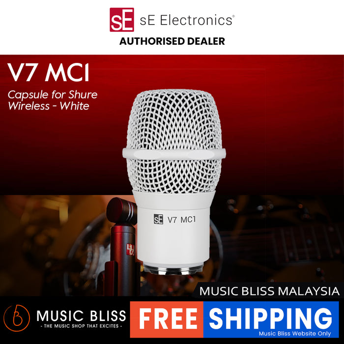 sE Electronics V7 MC1 Capsule for Shure Wireless - White