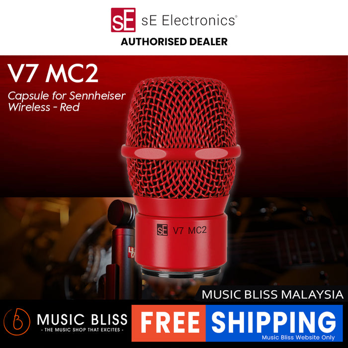 sE Electronics V7 MC2 Capsule for Sennheiser Wireless - Red