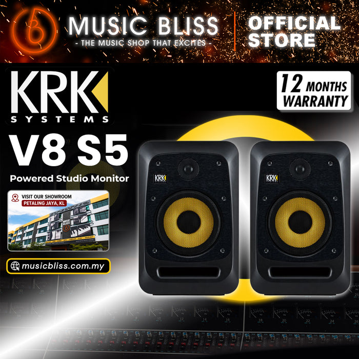 KRK V8S5 8" Powered Studio Monitor - Pair