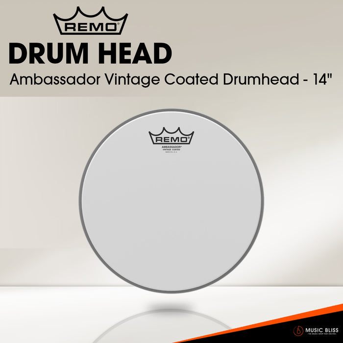 Remo Ambassador Vintage Coated Drumhead - 14"