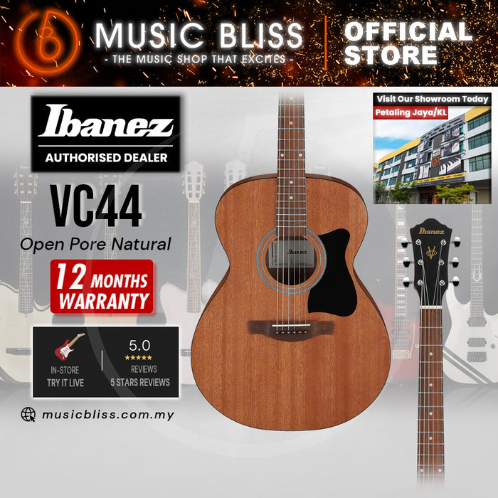 Ibanez VC44 V Series Acoustic Guitar - Open Pore Natural