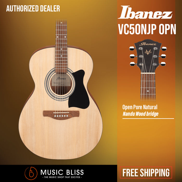 Ibanez VC50NJP Acoustic Guitar Jampack - Open Pore Natural - Music Bliss Malaysia