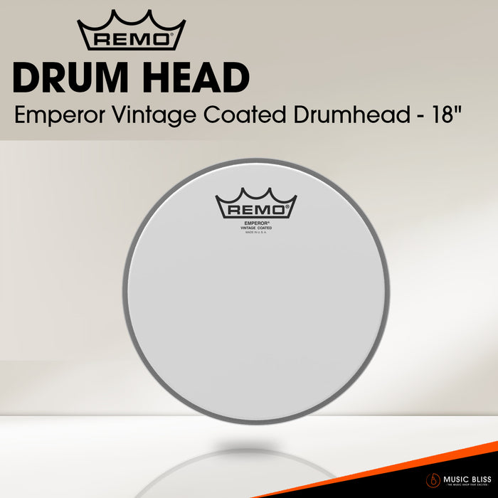 Remo Emperor Vintage Coated Drumhead - 18"