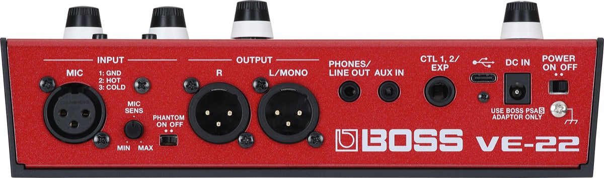 Boss VE-22 Vocal Effects and Looper Pedal - Music Bliss Malaysia