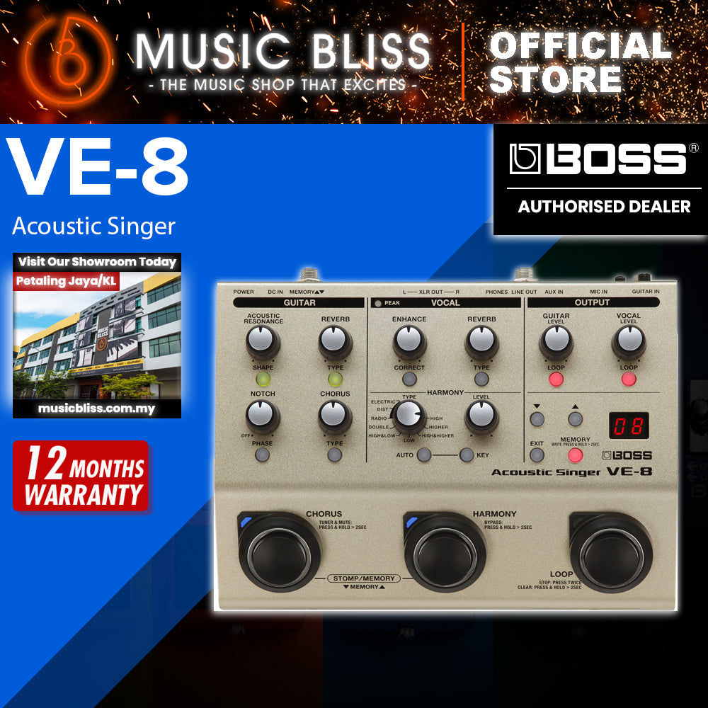 Boss Acoustic Guitar Effects Pedals