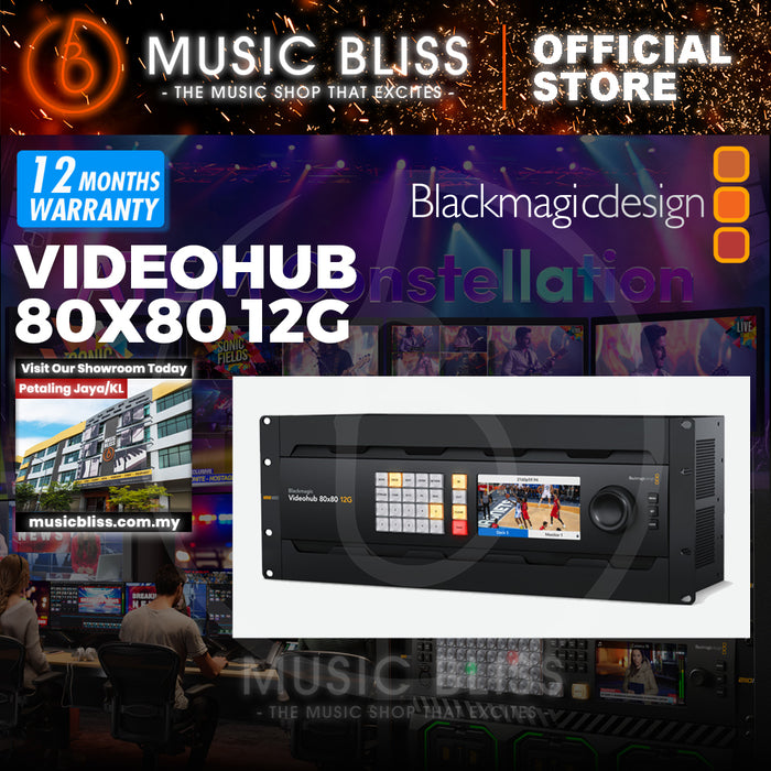 Blackmagic Design Videohub 80x80 12G Video Router