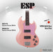 ESP Original VIPER BASS Rimi - Rimi Pink [MIJ - Made in Japan] - Music Bliss Malaysia