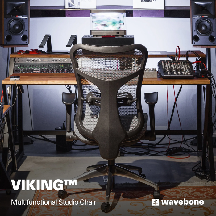 Wavebone Viking - Studio Chair (Without Headrest) (Black)