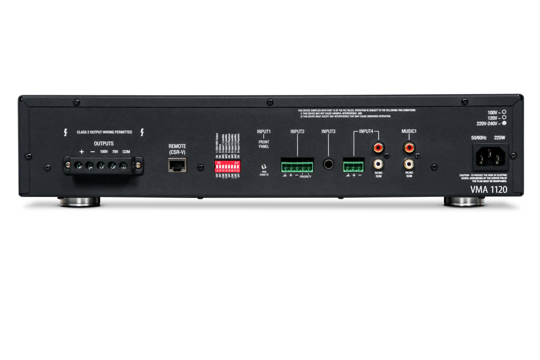 JBL VMA1120 Commercial Series 120W Bluetooth-Enabled Mixer/Amplifier