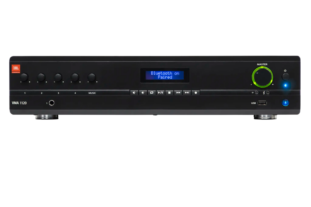 JBL VMA1120 Commercial Series 120W Bluetooth-Enabled Mixer/Amplifier