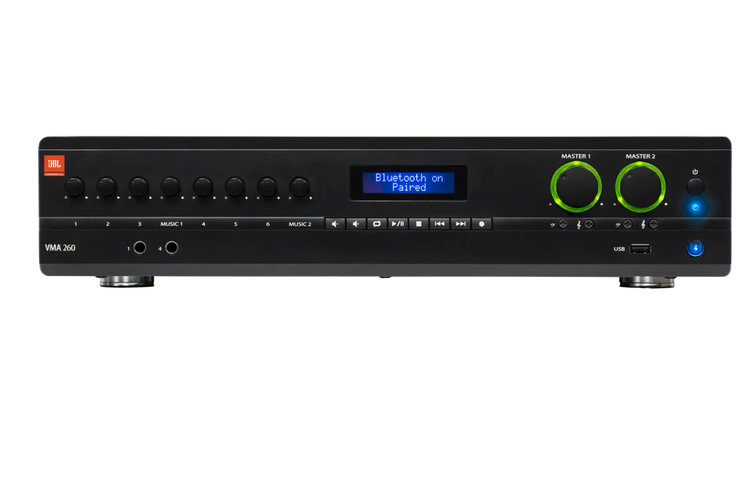 JBL VMA260 Commercial Series 60W Bluetooth-Enabled Mixer/Amplifier