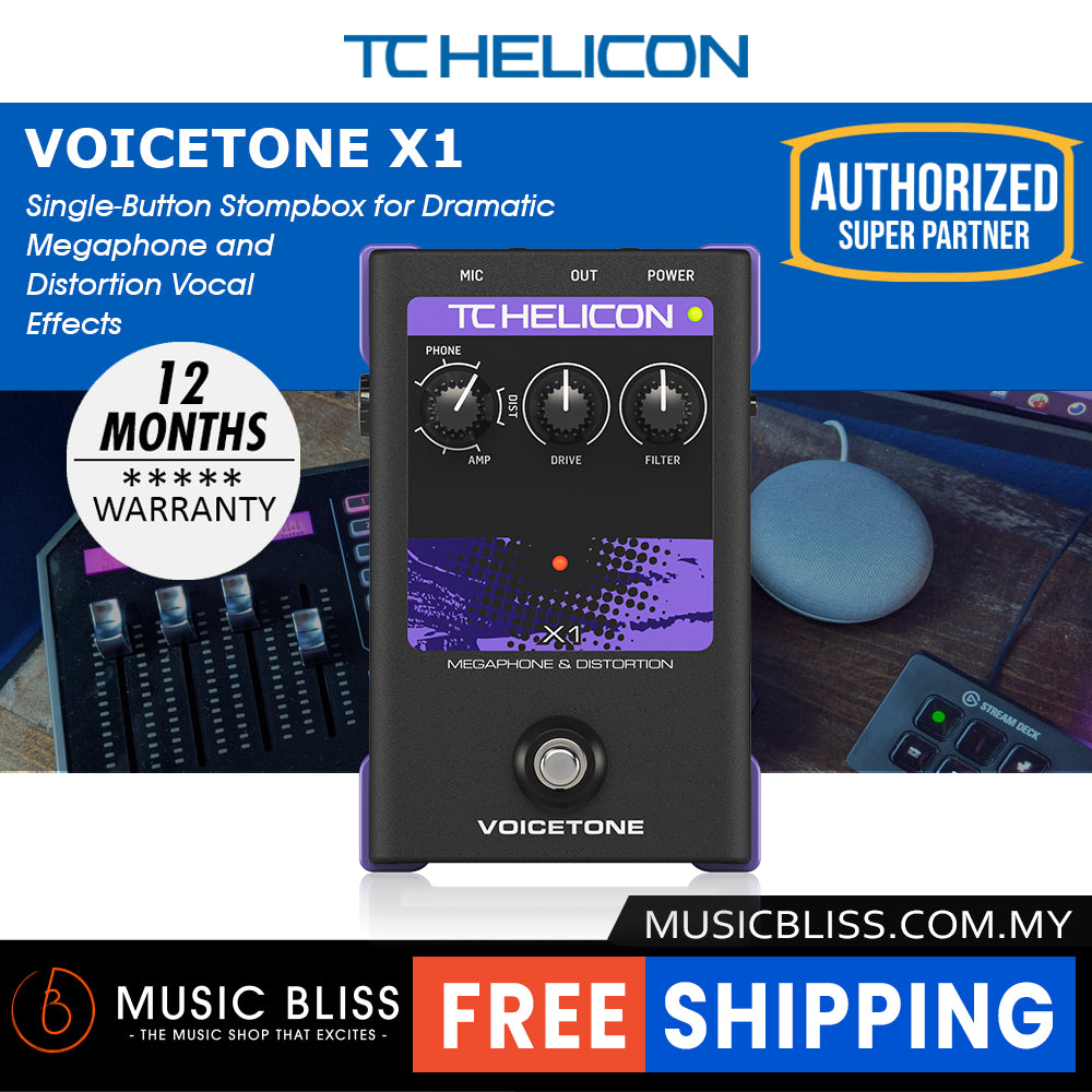Tc Helicon TC-Helicon VoiceTone X1 - Megaphone & Distortion Vocal