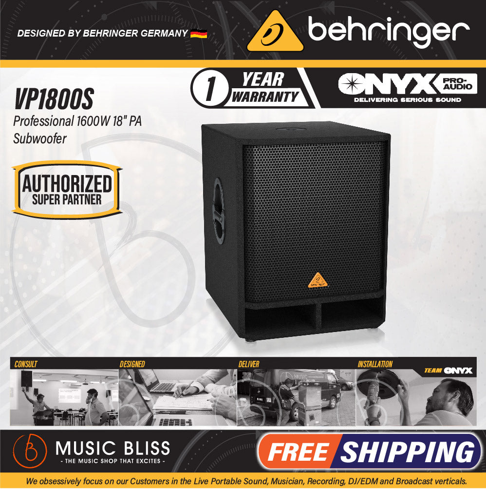Powered Subwoofer Behringer 18 Inch Sub Active Subwoofer Behringer