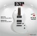 ESP Original VP-M/R - Snow White [MIJ - Made in Japan] - Music Bliss Malaysia