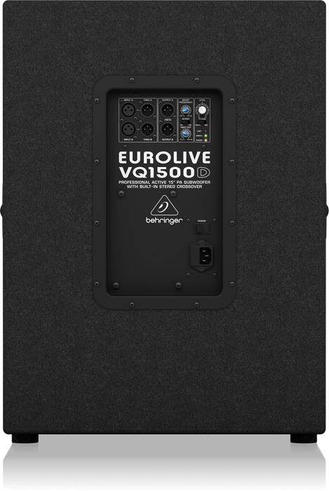 Behringer VQ1500D 500W 15" Powered Subwoofer - Music Bliss Malaysia